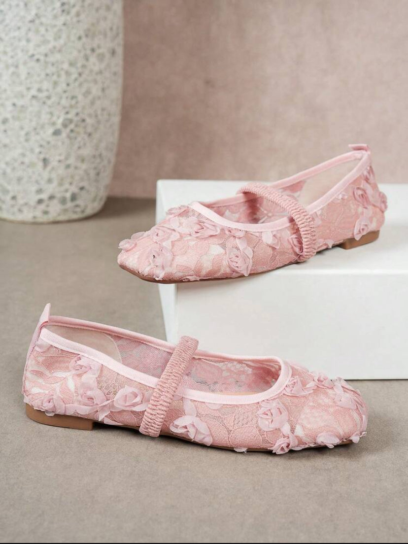 Breathable Floral Shoe