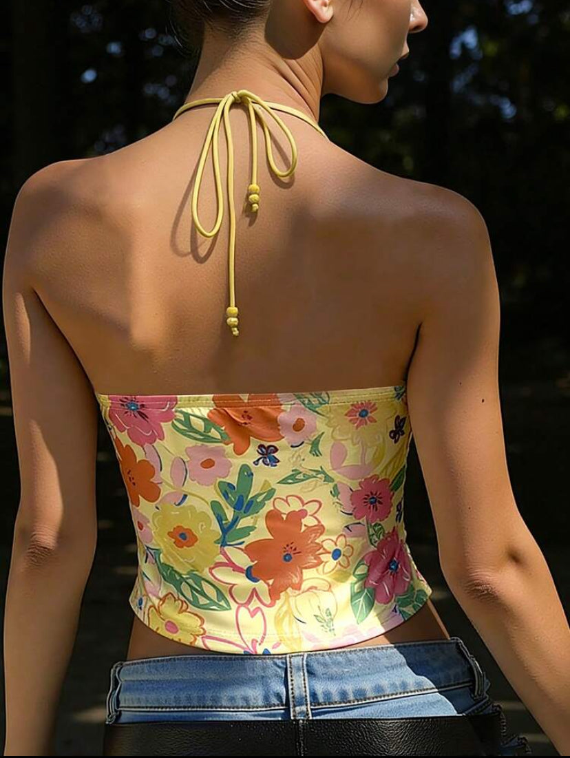 Halter Neck Tank Top