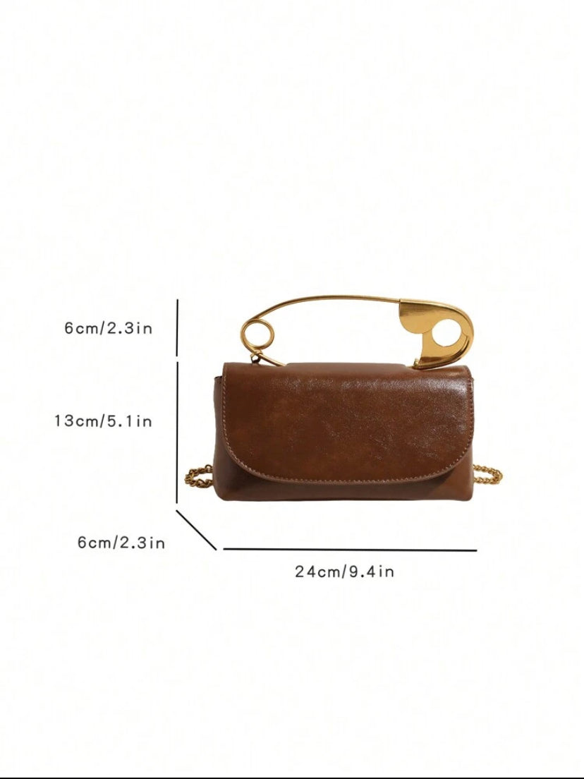 Personalized Brooch Handbag