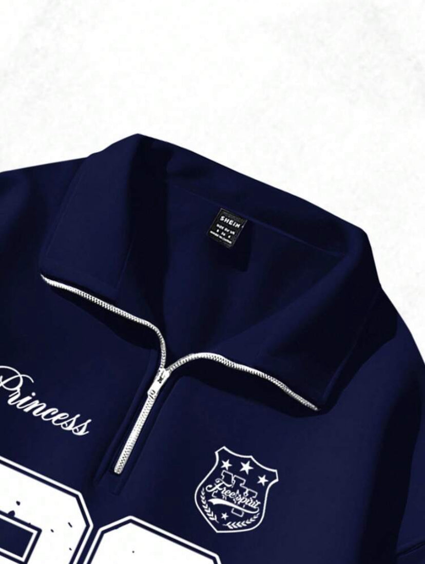 Half Zip Sweatshirt