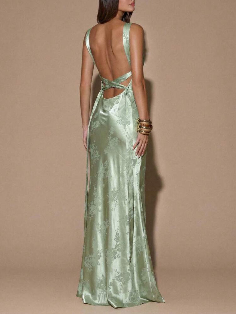 Fitted Fishtail Dress