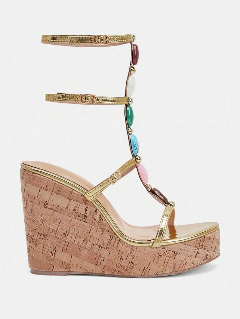 Gemstone Decor wedge