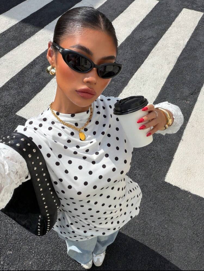 Lace Sleeve Shirt