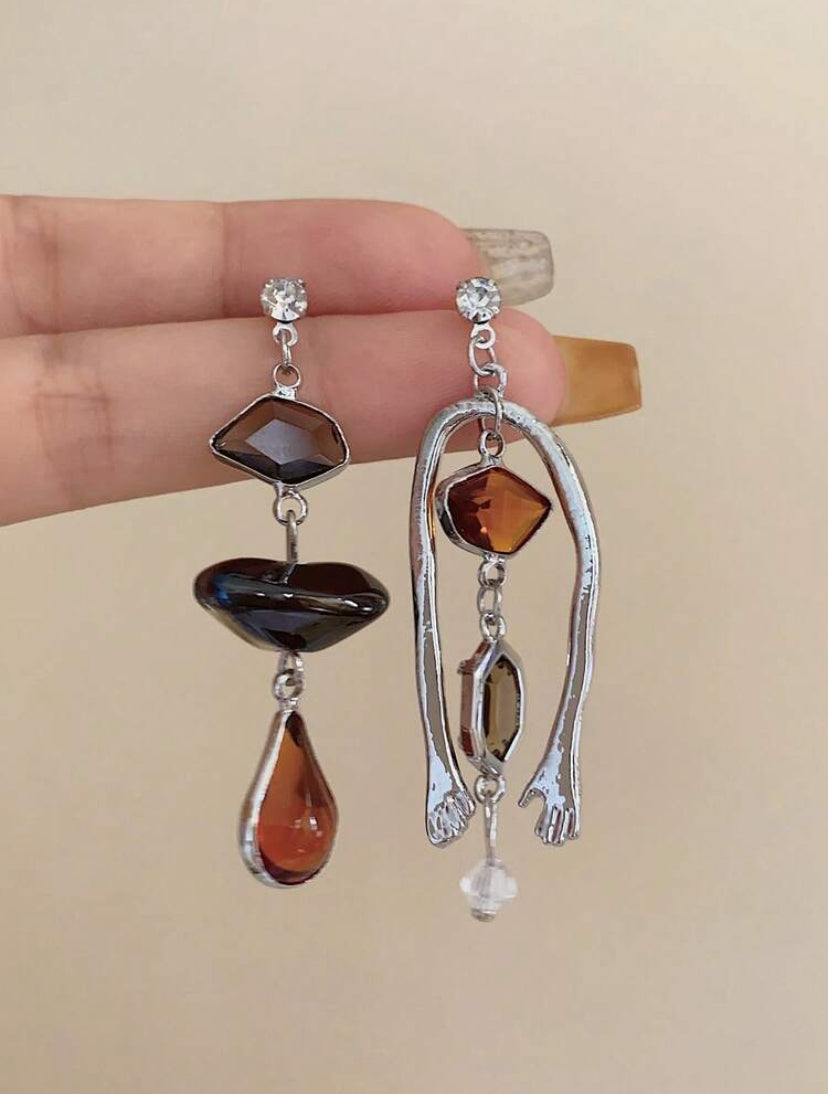 Abstract Vintage Earrings