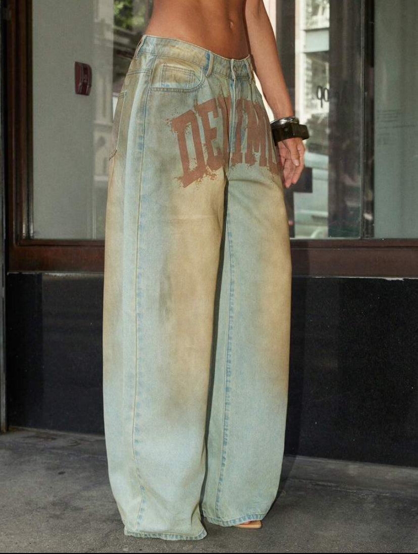 Verbiage Washed Jeans
