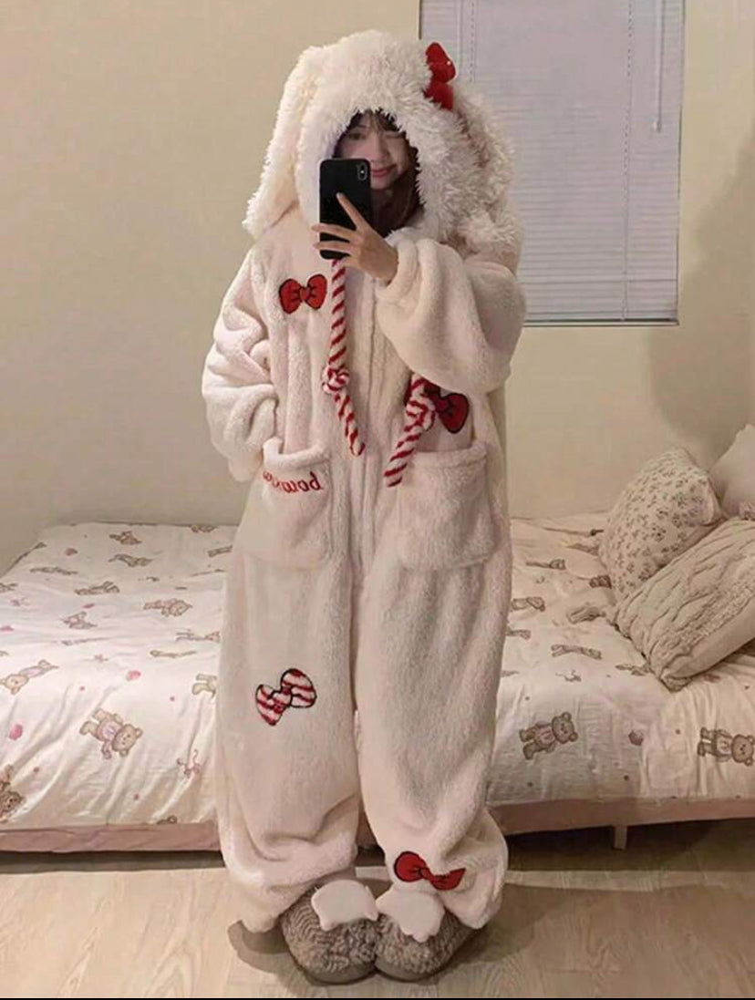 Hooded Fluffy Pj
