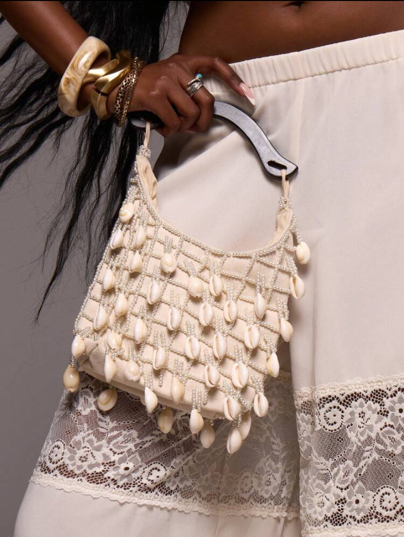 Wooden Handle Bag