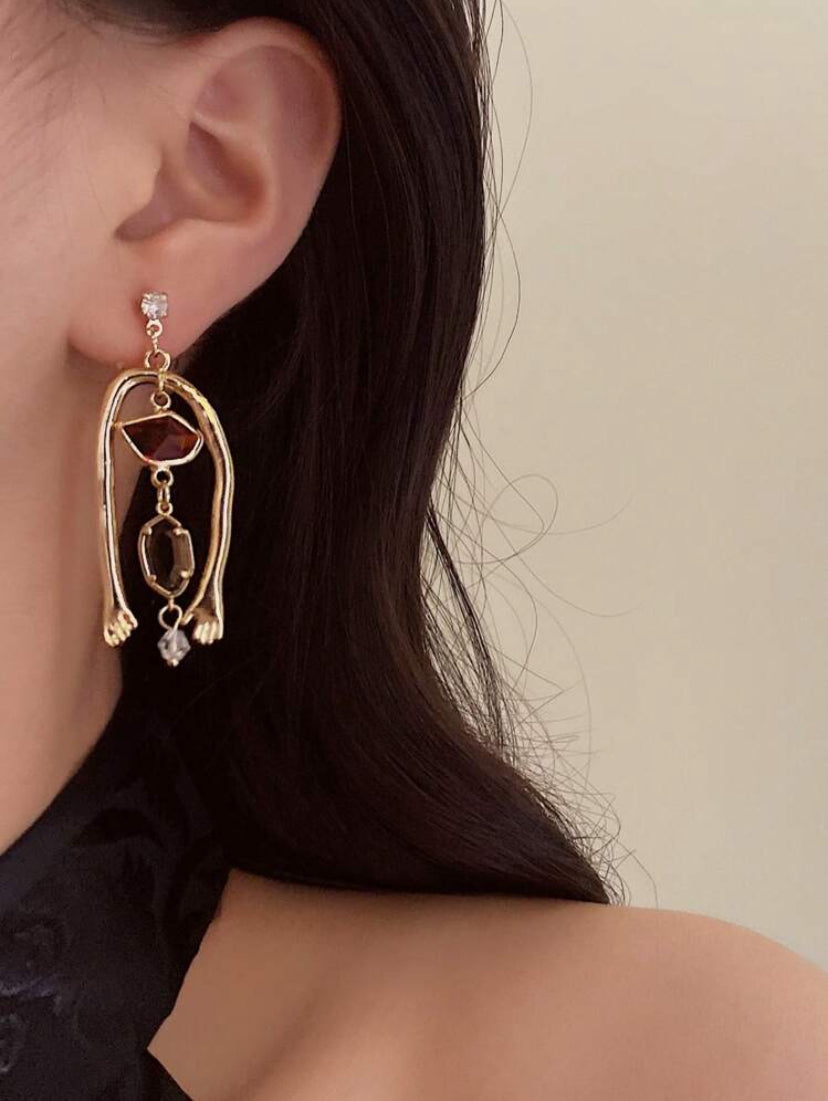 Abstract Vintage Earrings