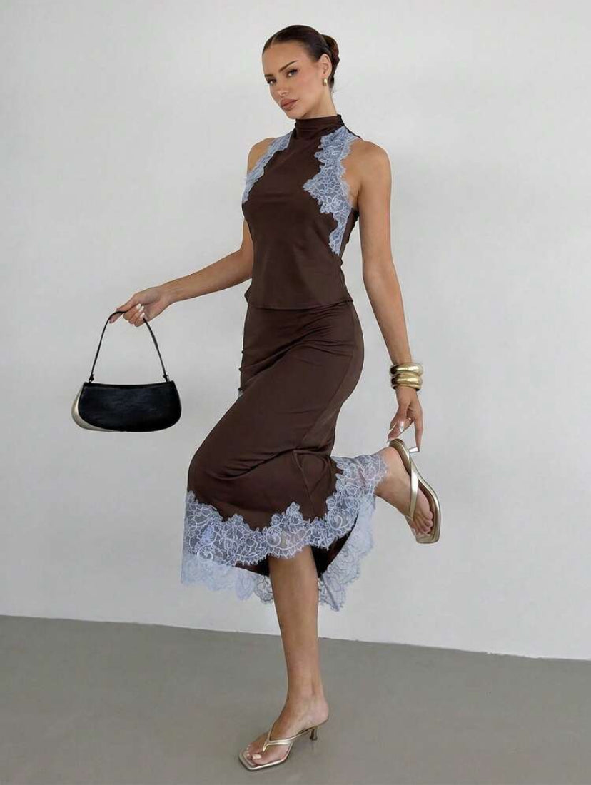 Contrast Lace 2pcs
