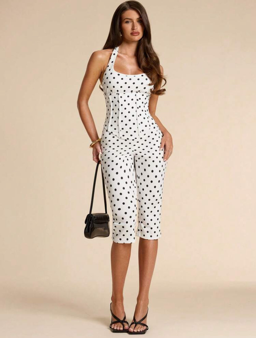 Waist Cinching Jumpsuit