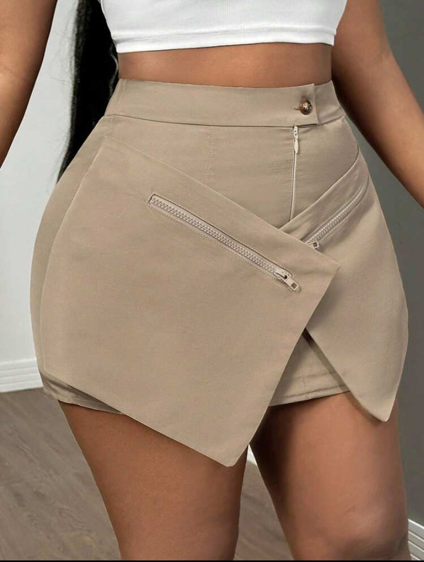 A Line Mini Skirt
