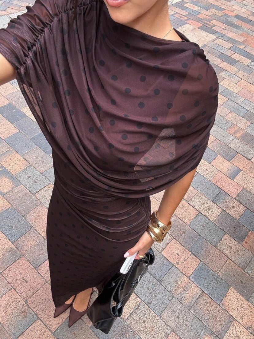 Ruched summer dress