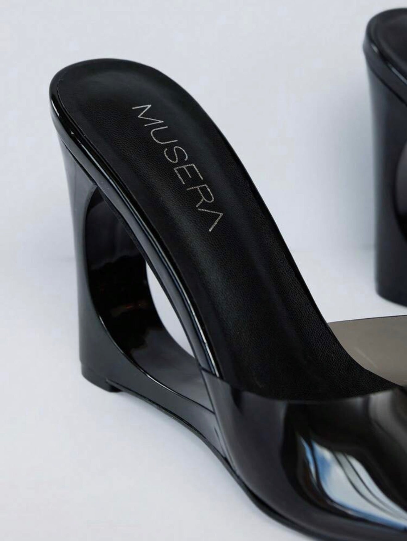 Cut Out Wedged Heel