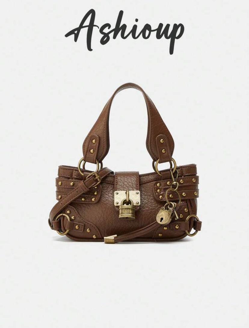 Y2K Baddie Leather Handbag