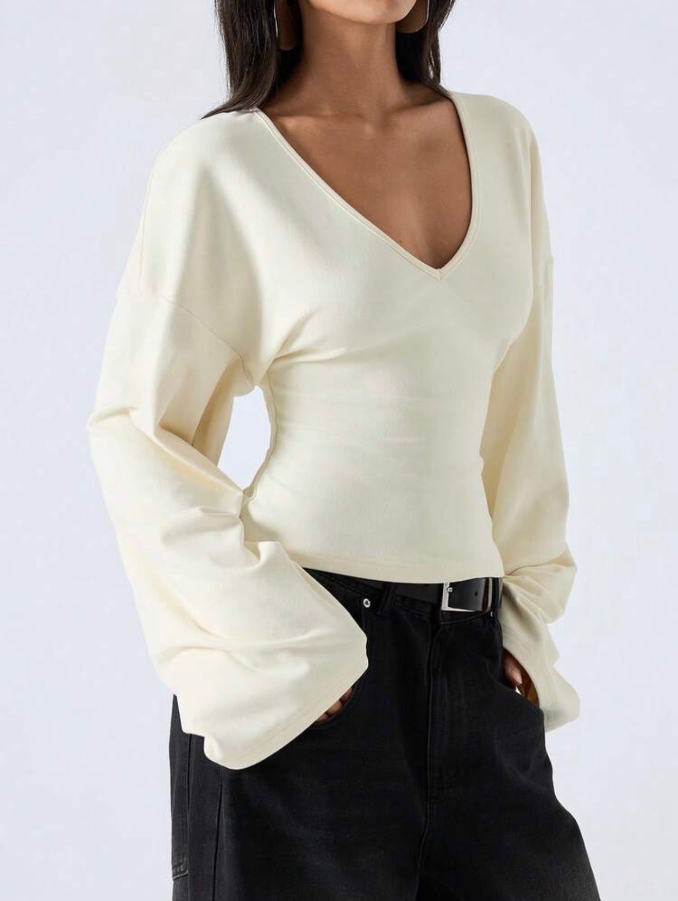 LYSMO Bell Sleeve Shirt