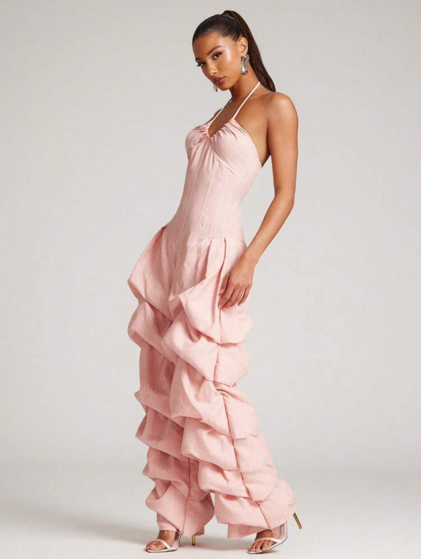 Gathered Volume Jumpsuit