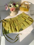 Floral Sequin Side Tie skirt