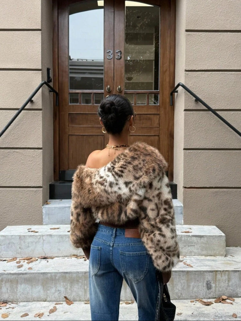 Fluffy Off Shoulder Top