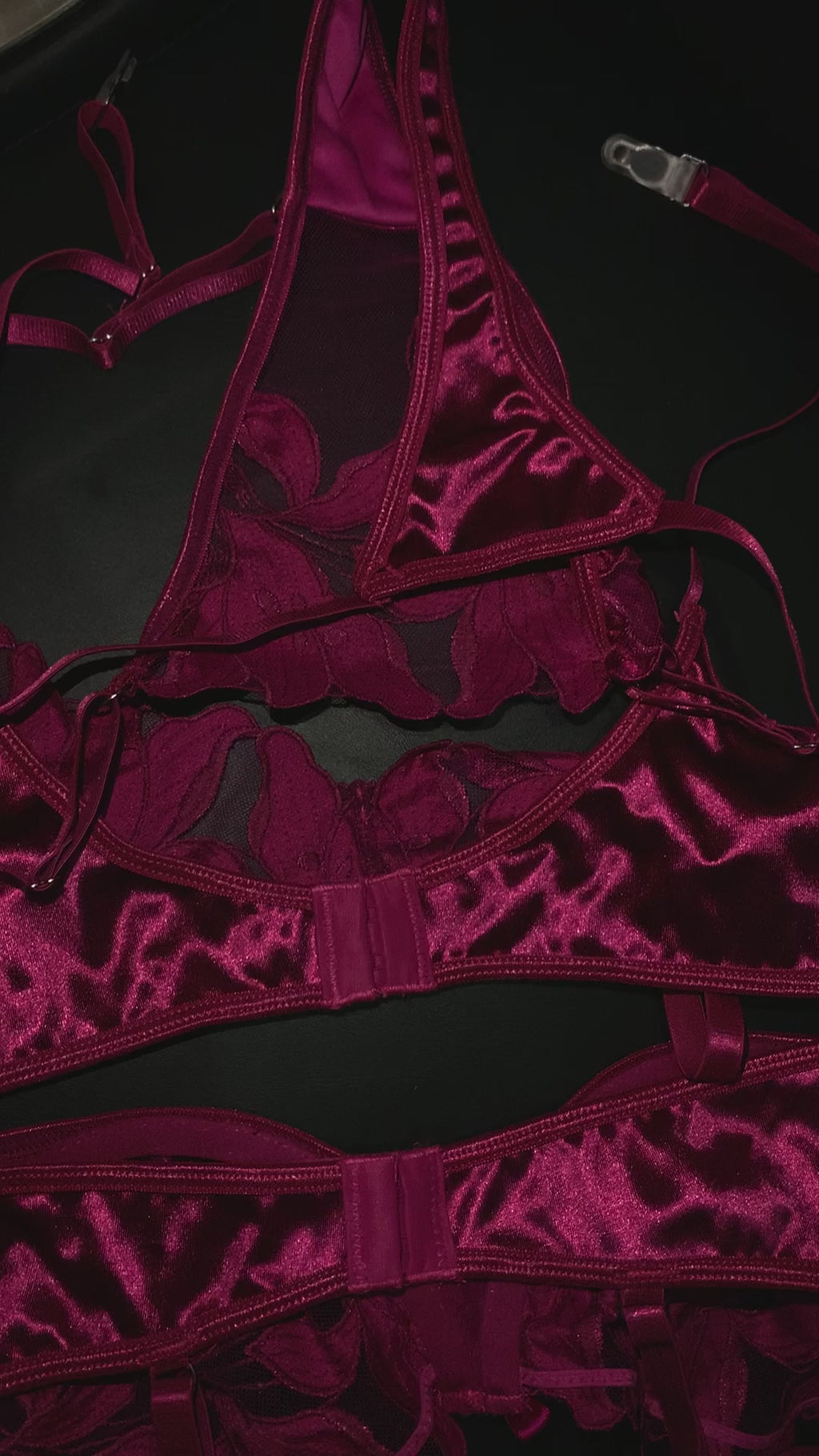 Floral Lace Lingerie Set