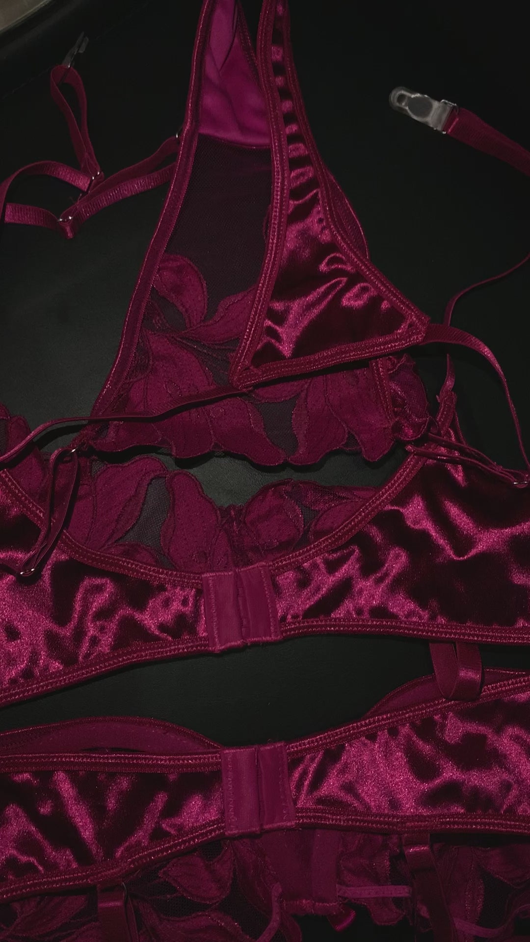 Floral Lace Lingerie Set